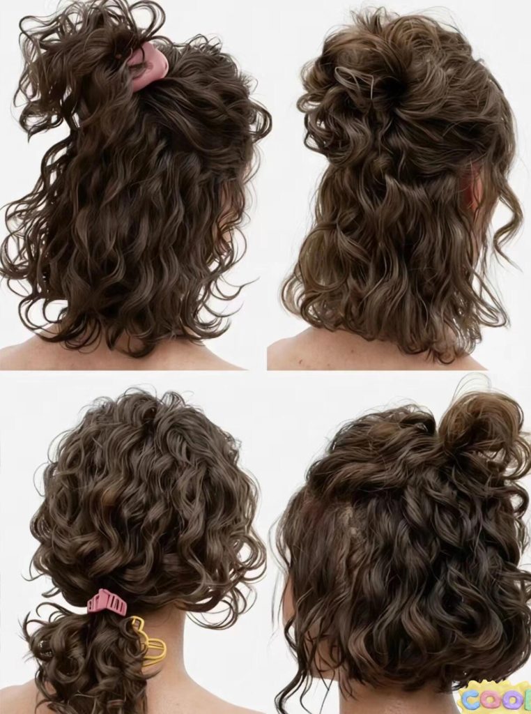 羊毛卷扎发封神！软萌甜妹焊头上羊毛卷扎发封神！软萌甜妹焊头上-优美阁