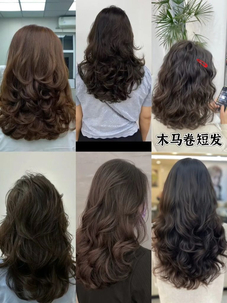 图片[7]-显脸小+巨减龄！200款剪烫染发型推荐-优美阁