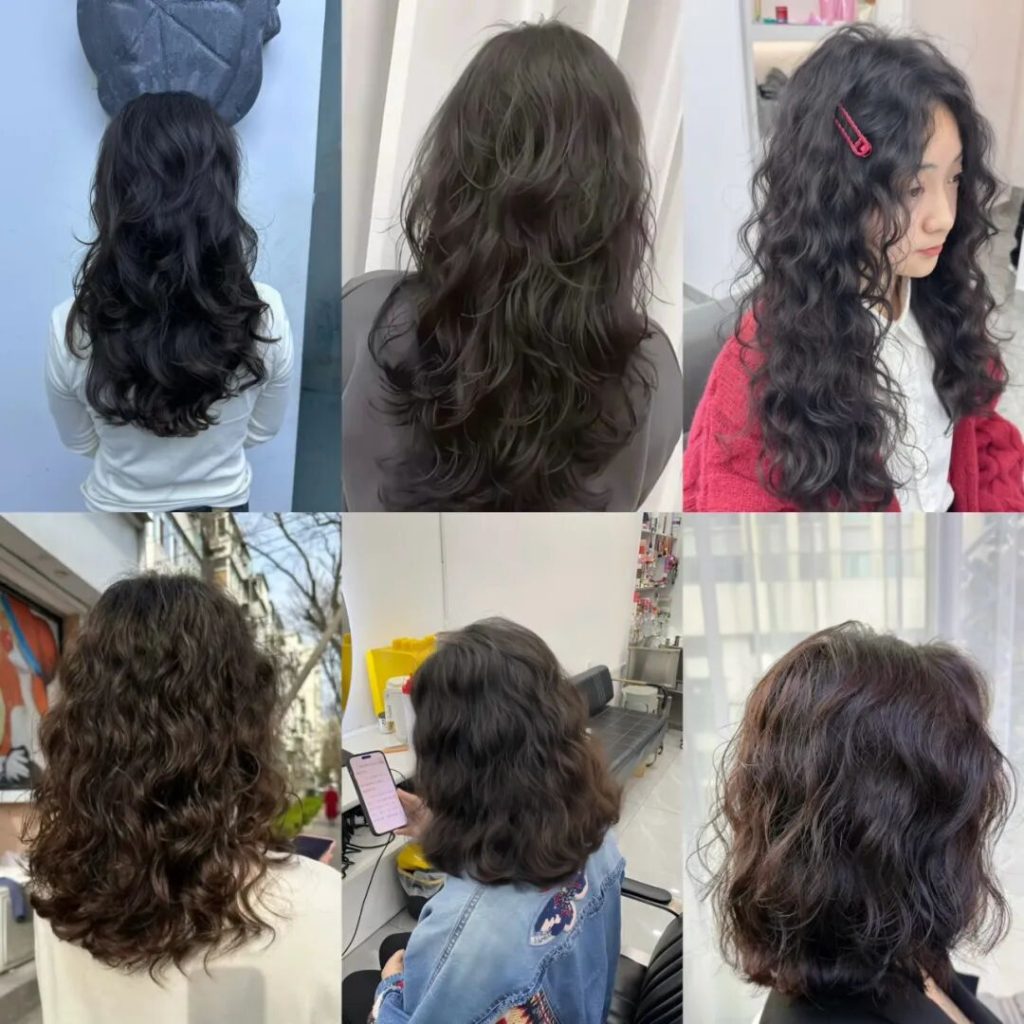 图片[16]-显脸小+巨减龄！200款剪烫染发型推荐-优美阁