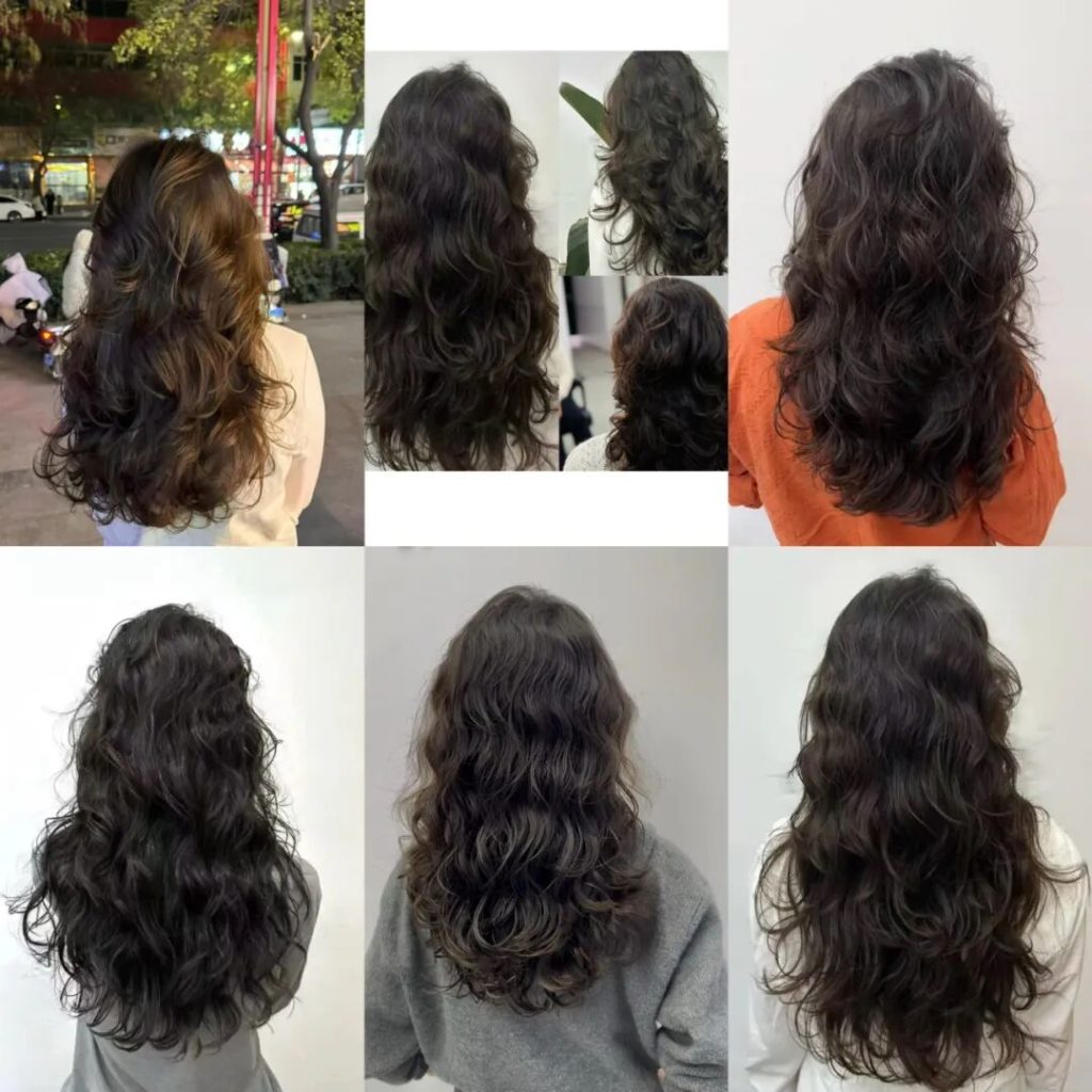 图片[17]-显脸小+巨减龄！200款剪烫染发型推荐-优美阁