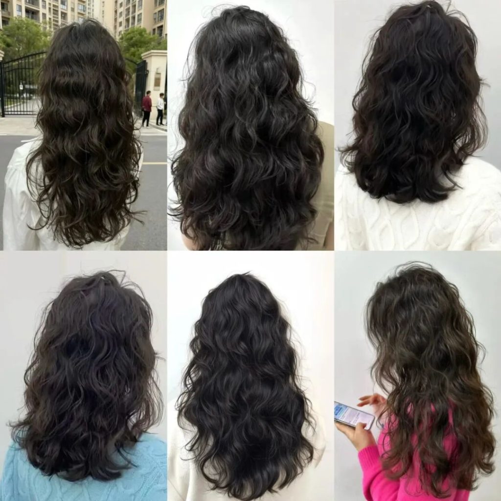 图片[18]-显脸小+巨减龄！200款剪烫染发型推荐-优美阁