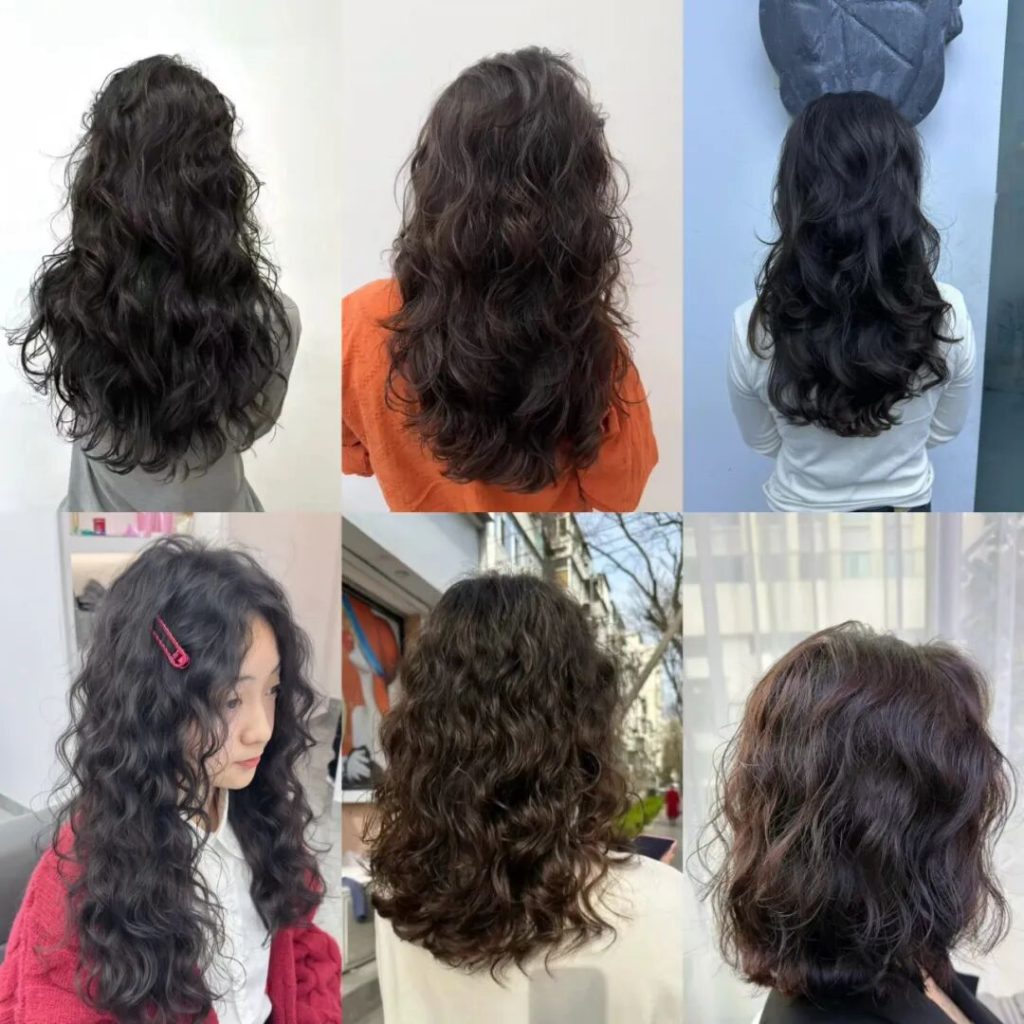 图片[19]-显脸小+巨减龄！200款剪烫染发型推荐-优美阁