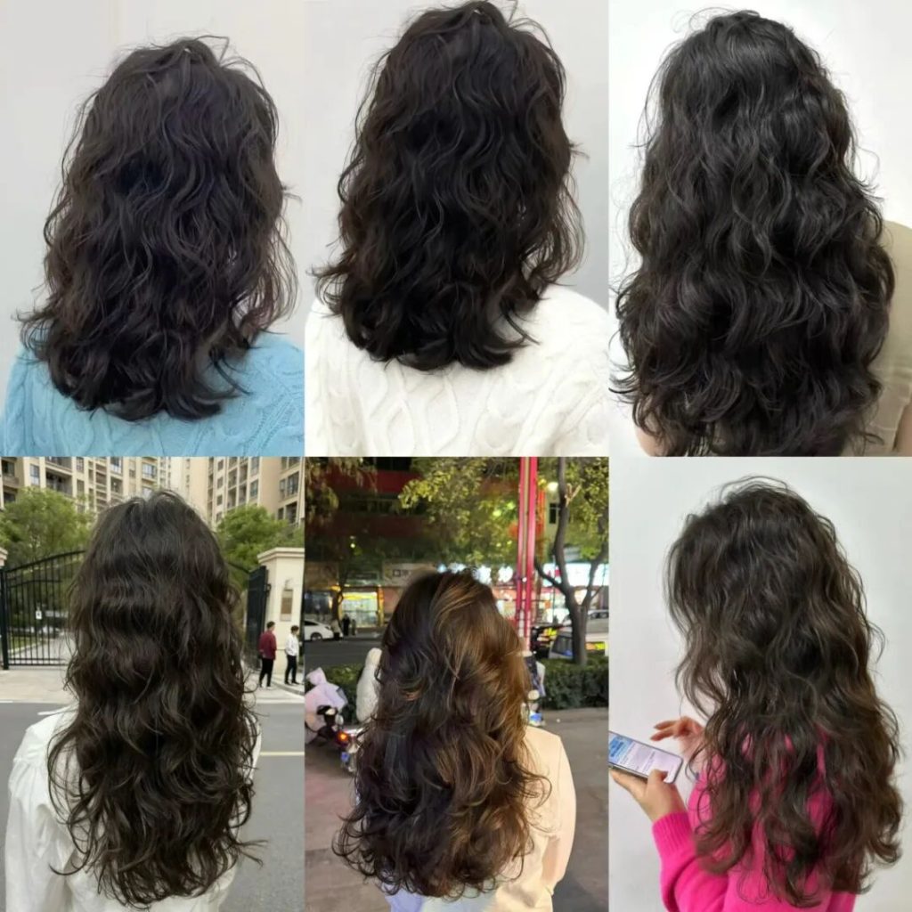 图片[20]-显脸小+巨减龄！200款剪烫染发型推荐-优美阁