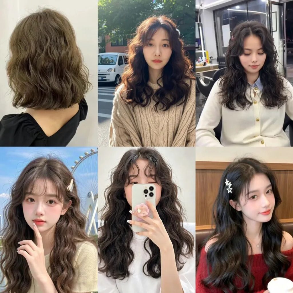 图片[23]-显脸小+巨减龄！200款剪烫染发型推荐-优美阁