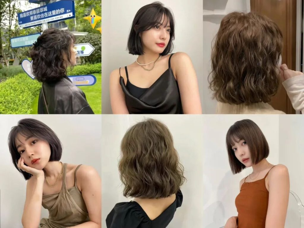 图片[28]-显脸小+巨减龄！200款剪烫染发型推荐-优美阁