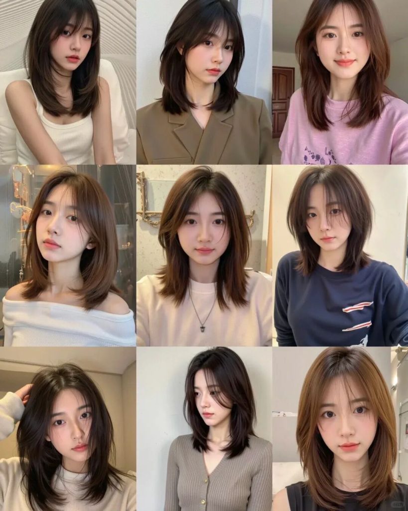 图片[29]-显脸小+巨减龄！200款剪烫染发型推荐-优美阁