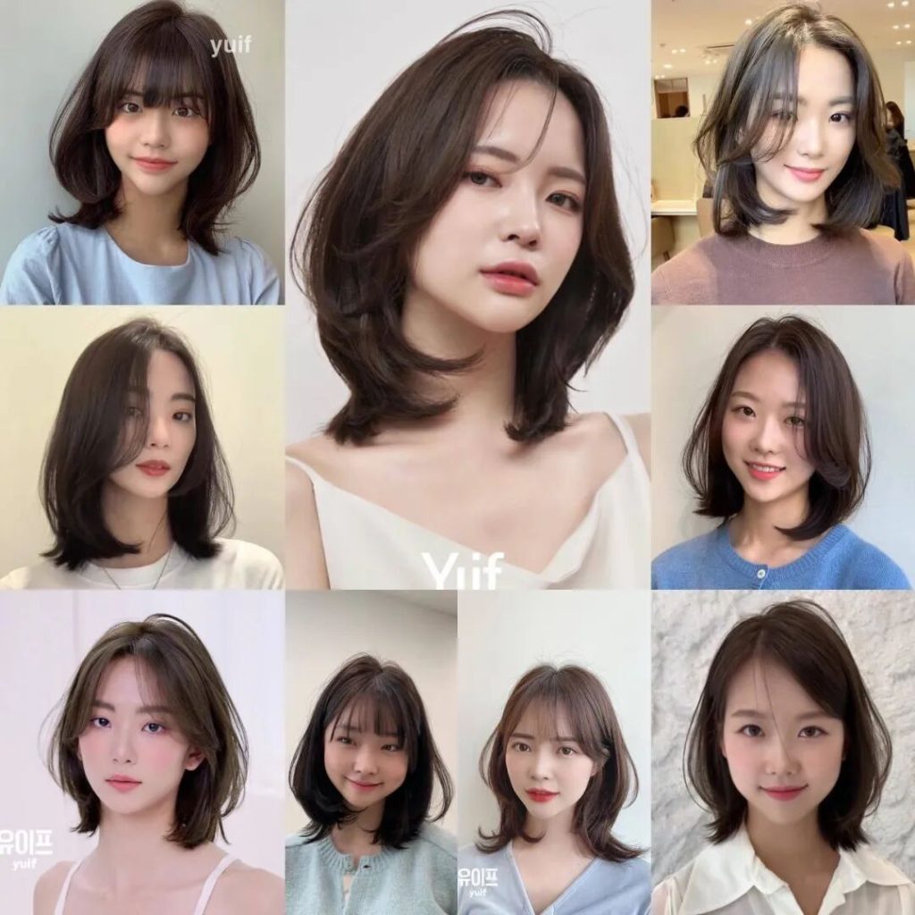 图片[30]-显脸小+巨减龄！200款剪烫染发型推荐-优美阁