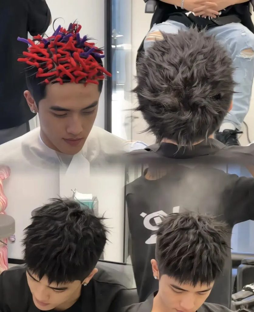 图片[10]-男生烟花烫，痞帅慵懒两不误-优美阁