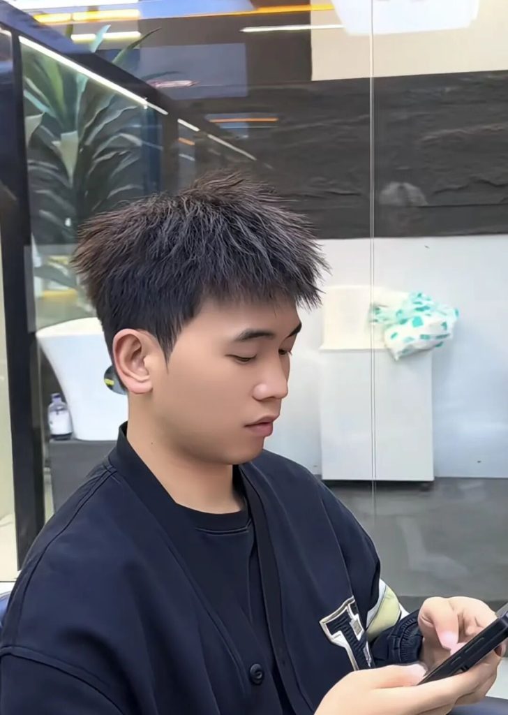 图片[3]-男生烟花烫，痞帅慵懒两不误-优美阁